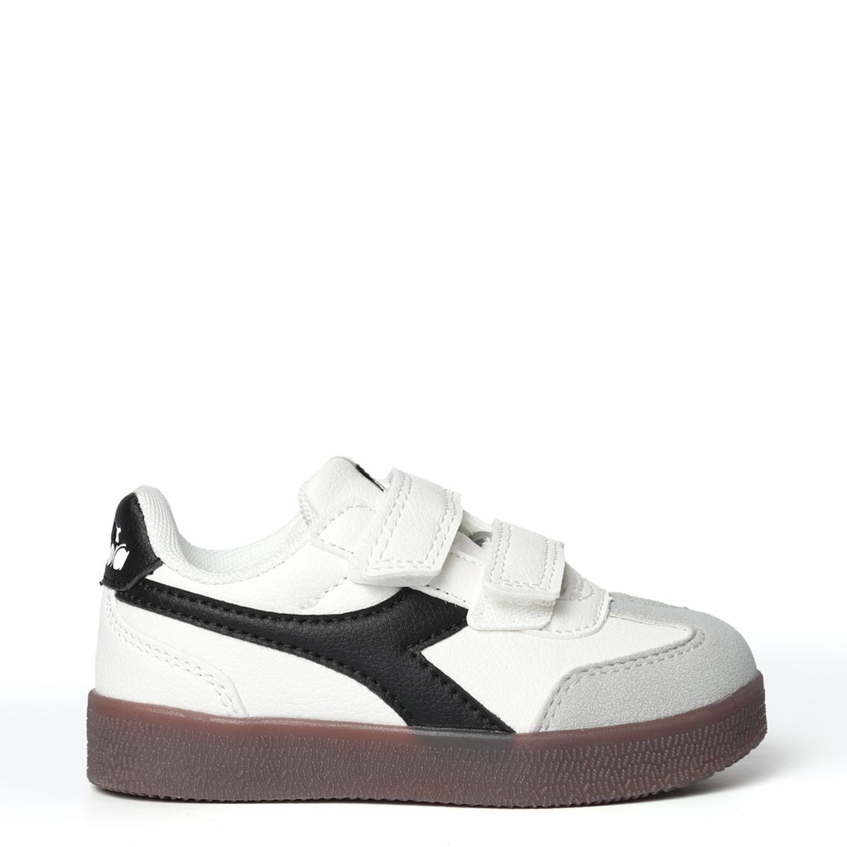 DIADORA - Tenis moda Diadora Bamtelon I Niño con Velcro Blancos Horma Justa 