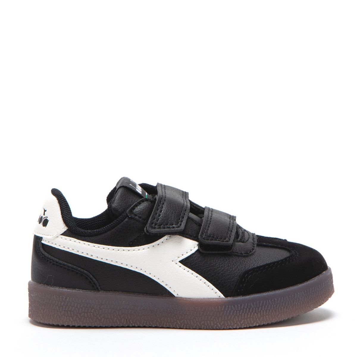 DIADORA - Tenis moda Diadora Bamtelon I Niño con Velcro Negros Horma Justa