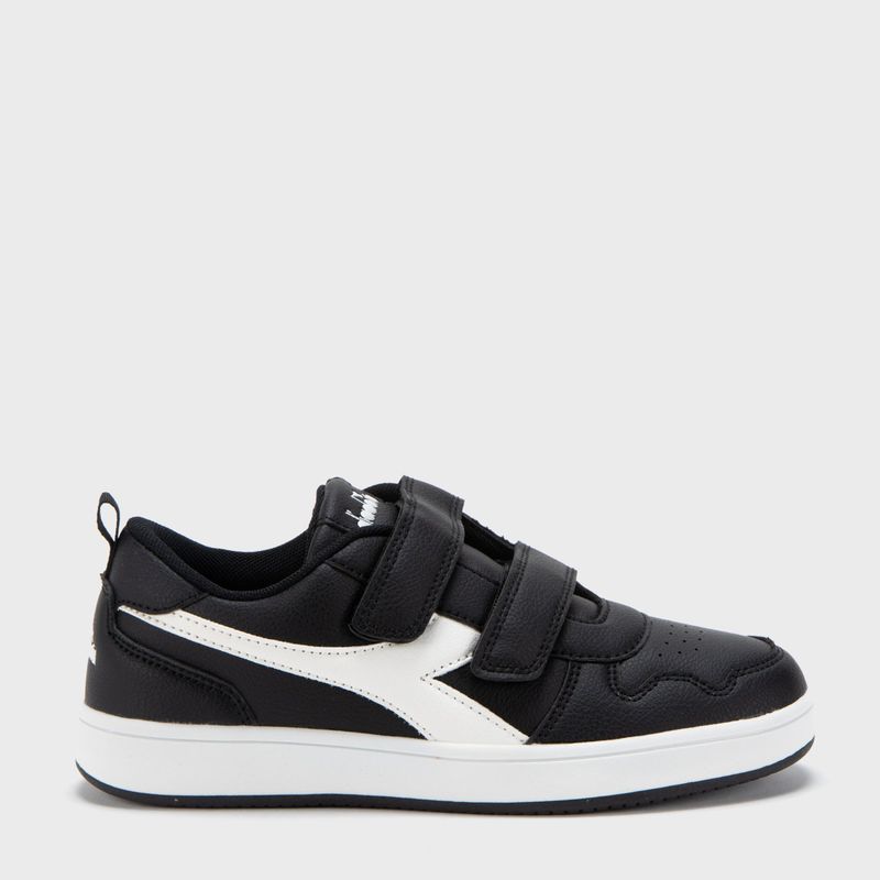 DIADORA - Tenis moda Diadora Crego J Niño con Velcro color Negro