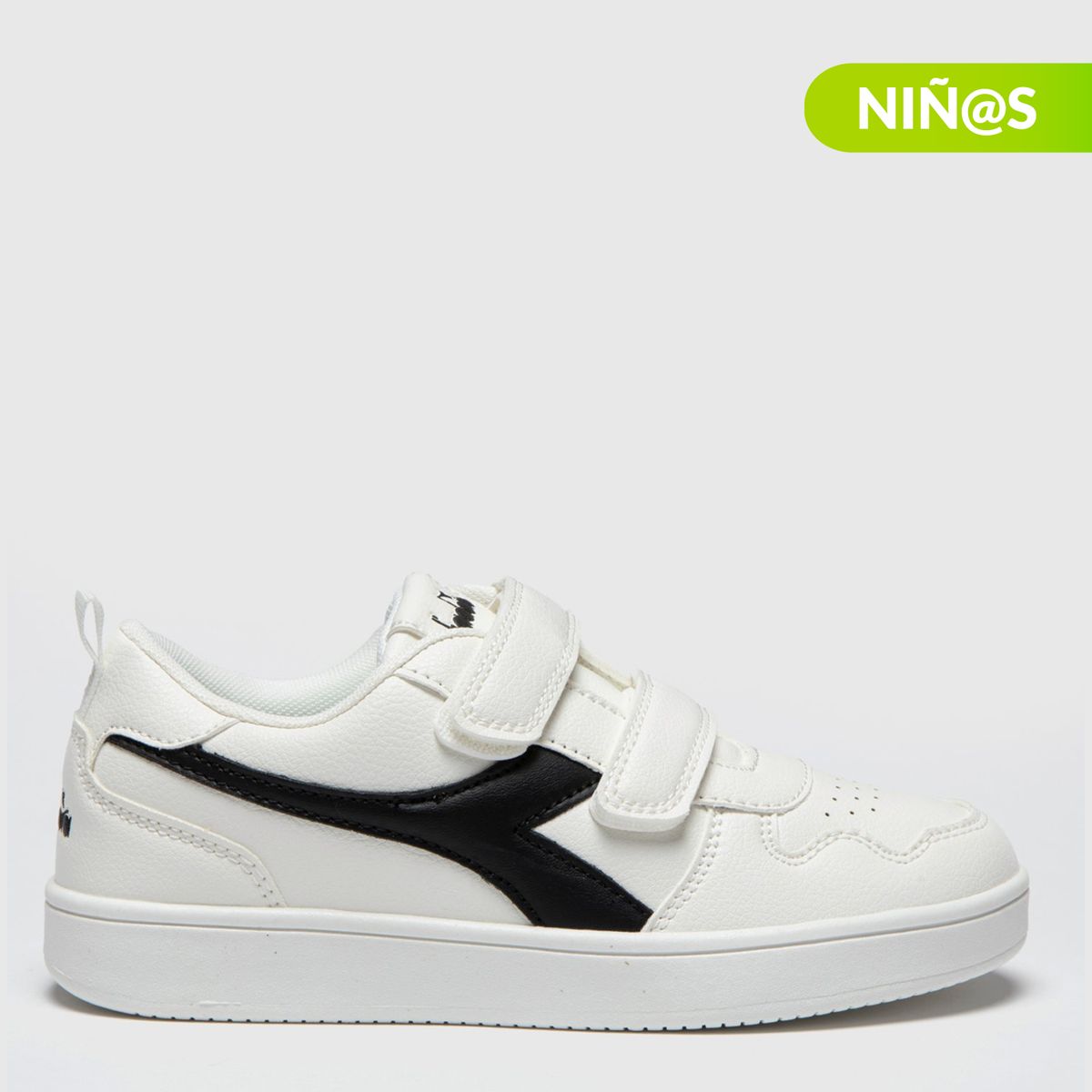 DIADORA - Tenis moda Diadora Crego K Niño con Velcro