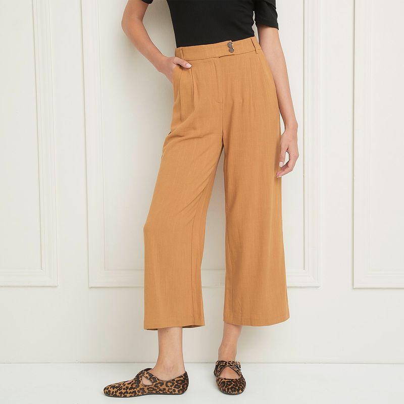 BASEMENT - Pantalón Culotte Mujer Basement