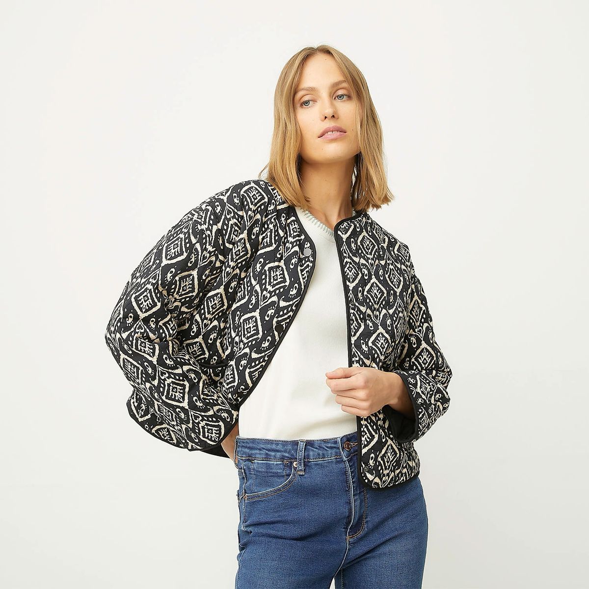 UNIVERSITY CLUB - Chaqueta Mujer con Estampado University Club