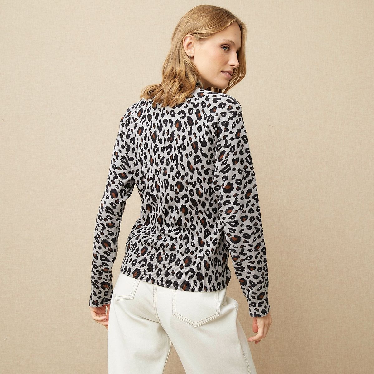 UNIVERSITY CLUB - Saco Mujer Animal print de Algodón University Club