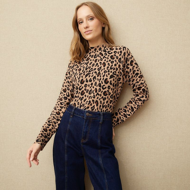 UNIVERSITY CLUB - Saco Mujer Animal print de Algodón University Club