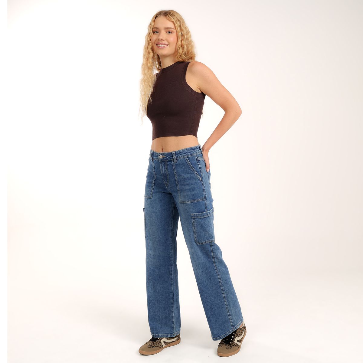 SYBILLA - Jean Recto Mujer Tiro medio Sybilla