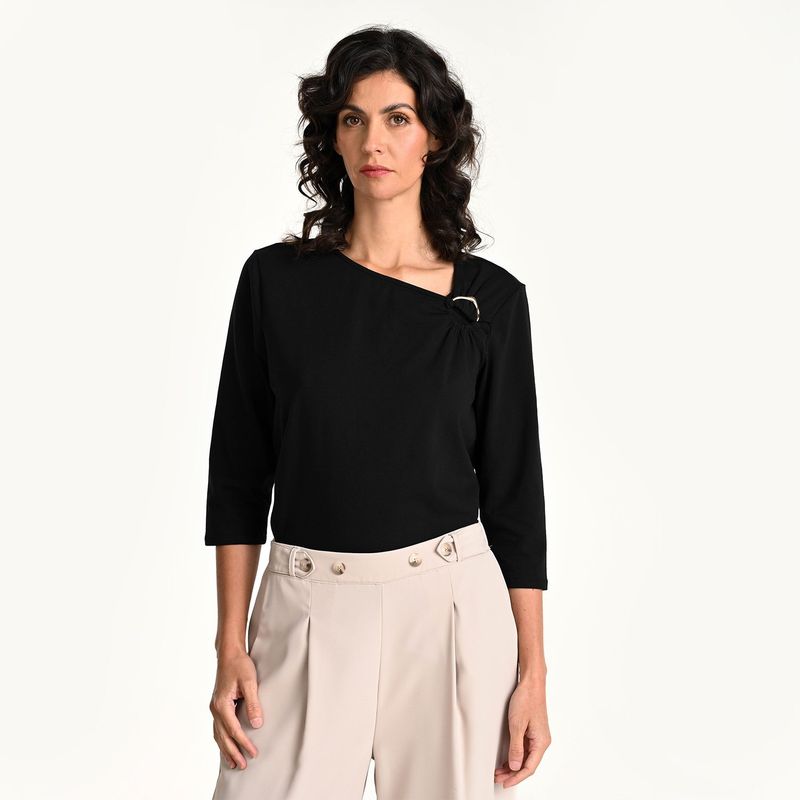SOUTHLAND - Blusa Mujer Manga 3/4 de Algodón Southland