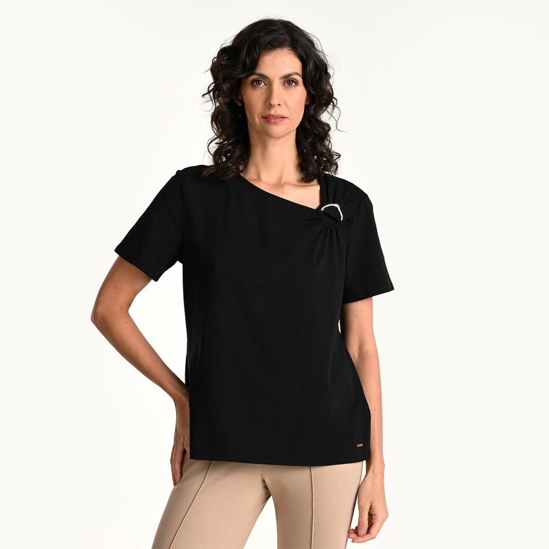 SOUTHLAND - Blusa Mujer Manga corta de Algodón Southland