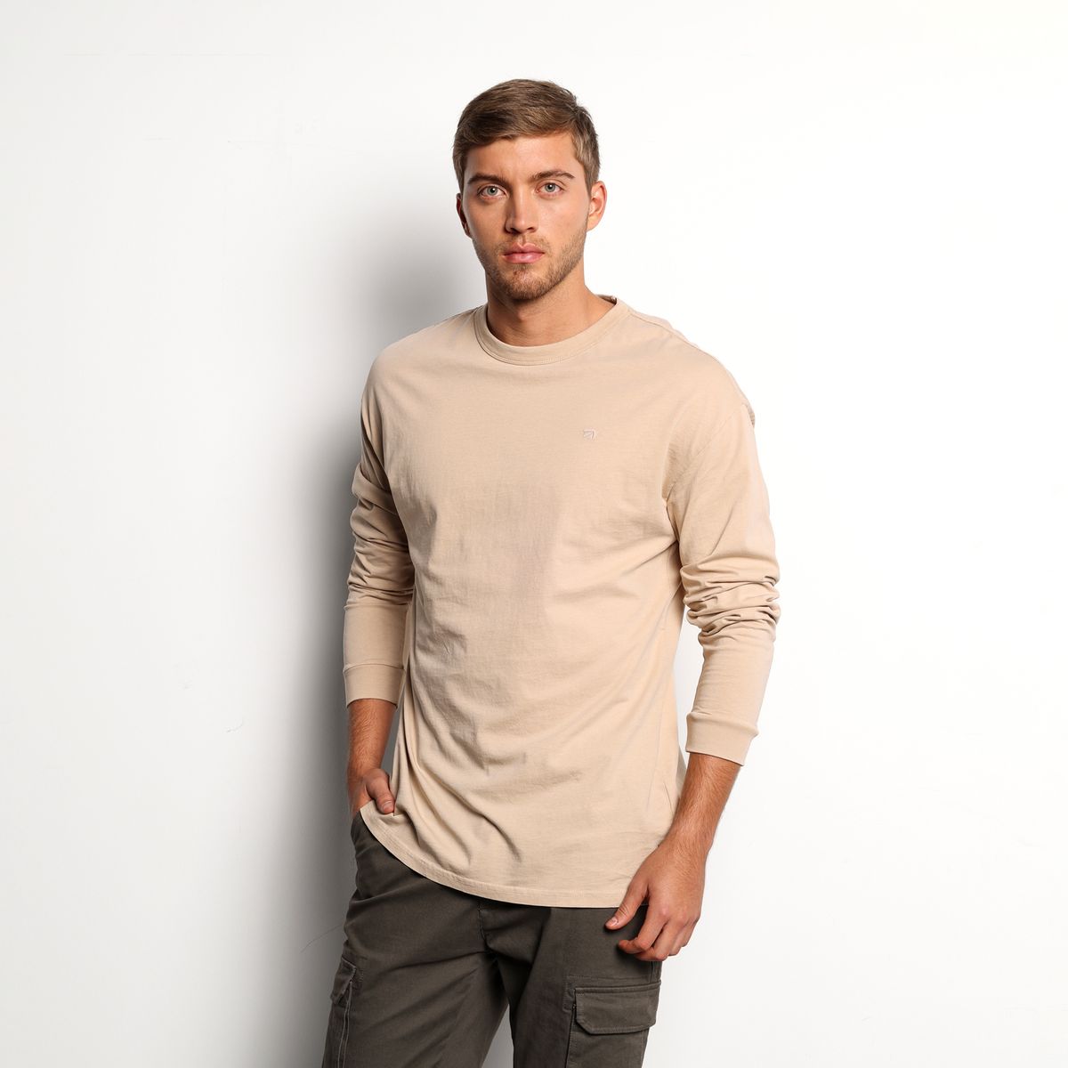 DENIMLAB - Camiseta Hombre Manga larga Denimlab