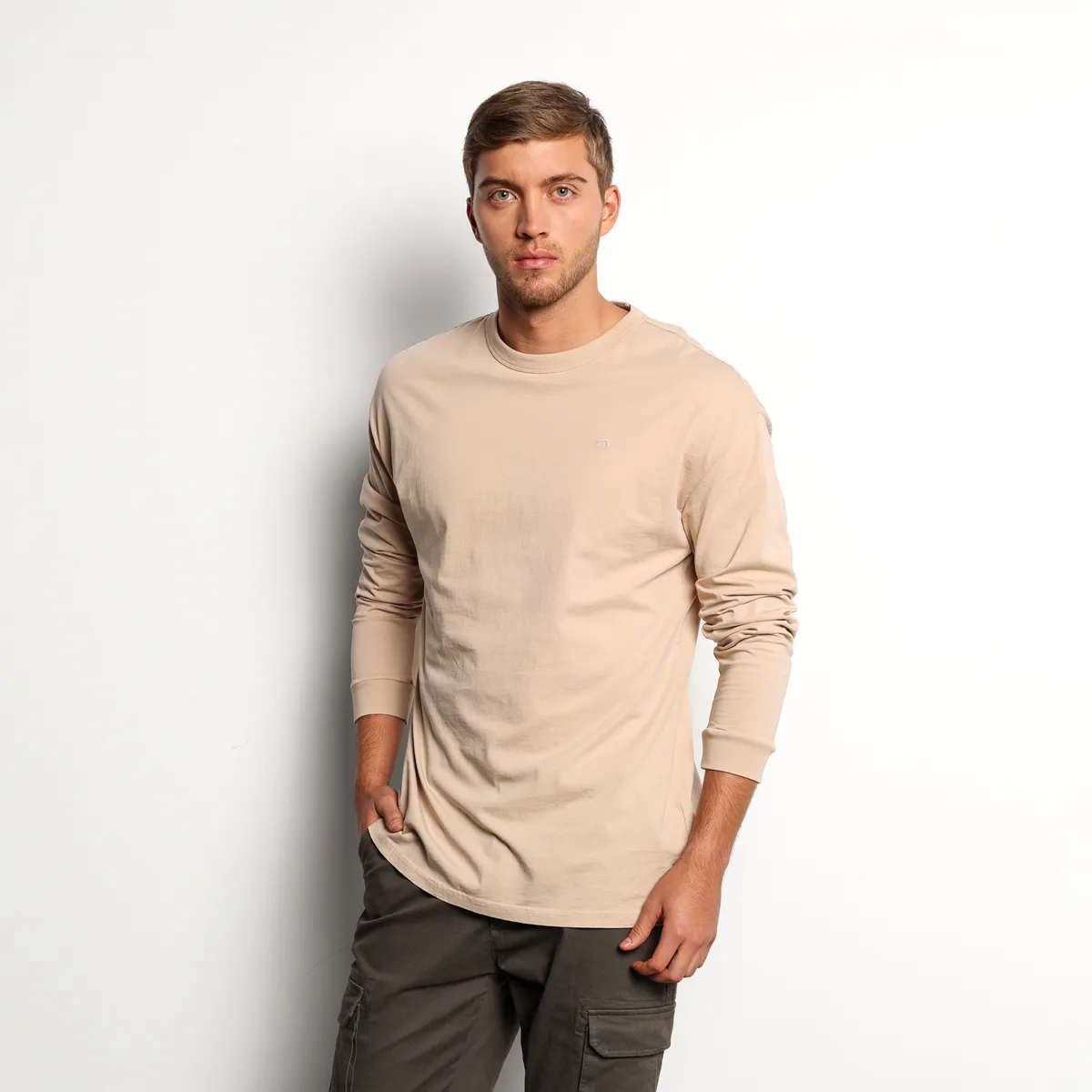 DENIMLAB - Camiseta Hombre Manga larga Denimlab