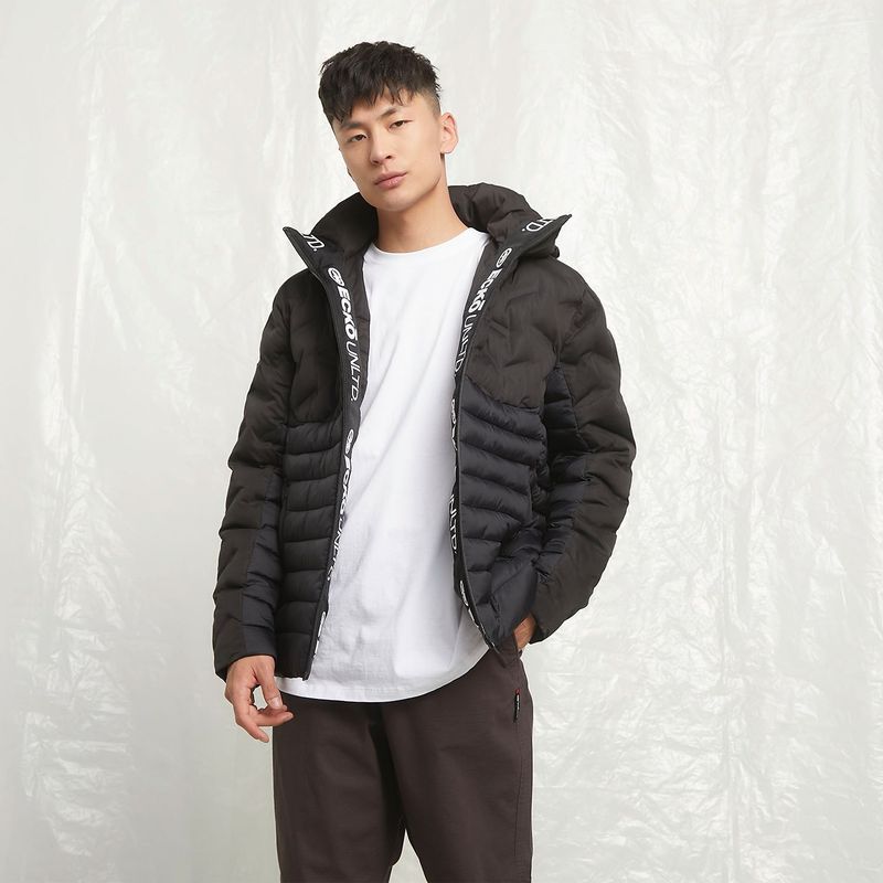 ECKO - Chaqueta acolchada Hombre con Logo Ecko