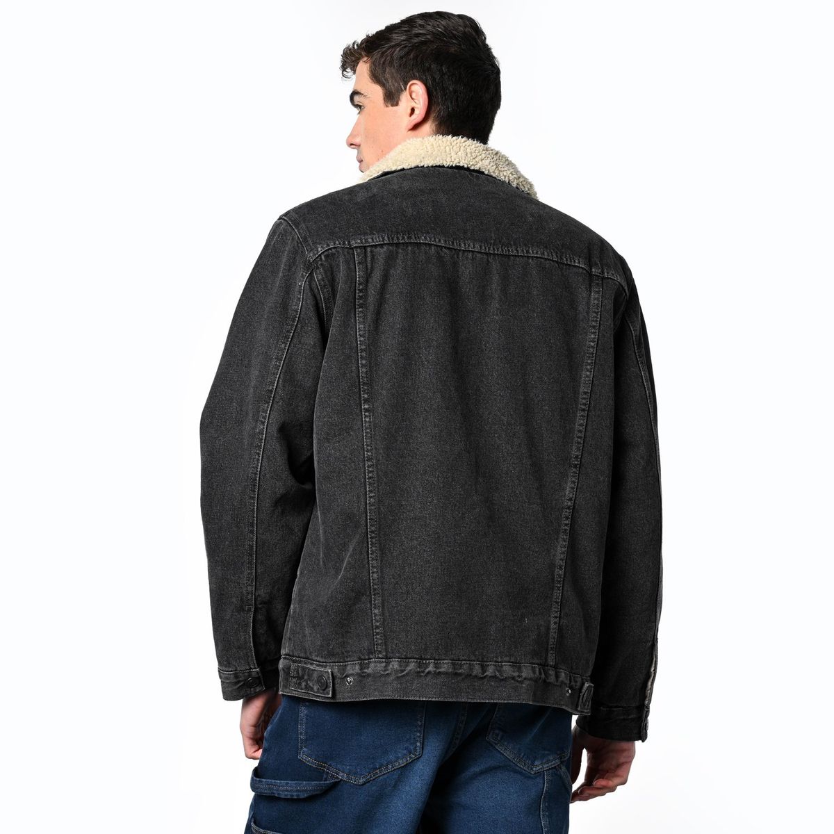 DENIMLAB - Chaqueta de jean Hombre de Algodón Denimlab
