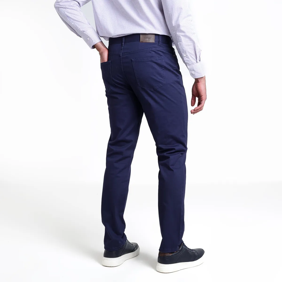 UNIVERSITY CLUB - Pantalón 5 Bolsillos Hombre Slim de Algodón University Club