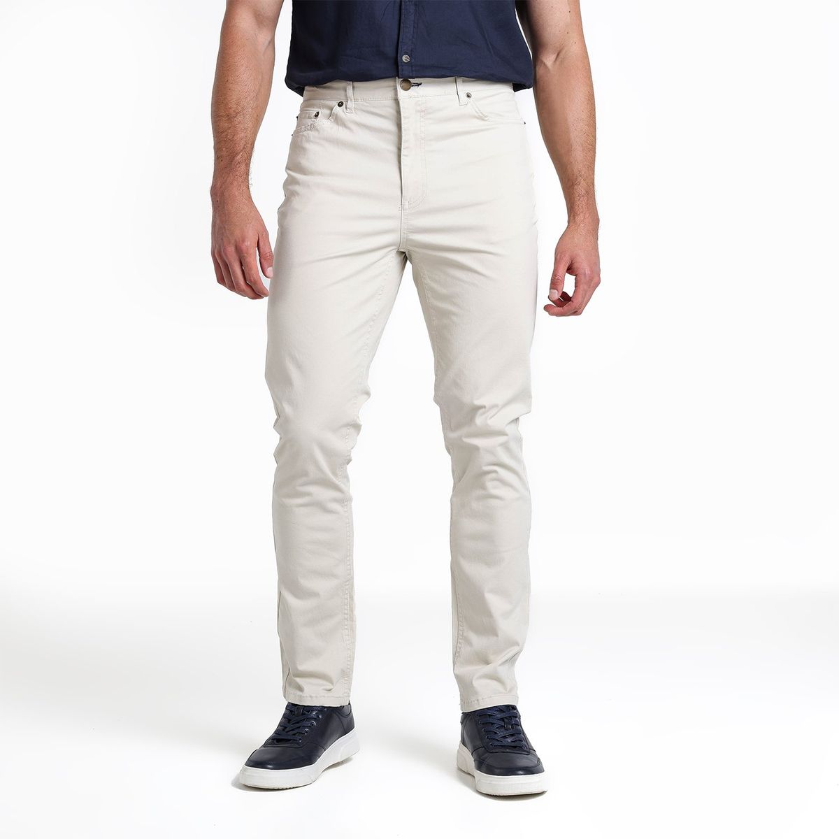 UNIVERSITY CLUB - Pantalón 5 Bolsillos Hombre Slim de Algodón University Club