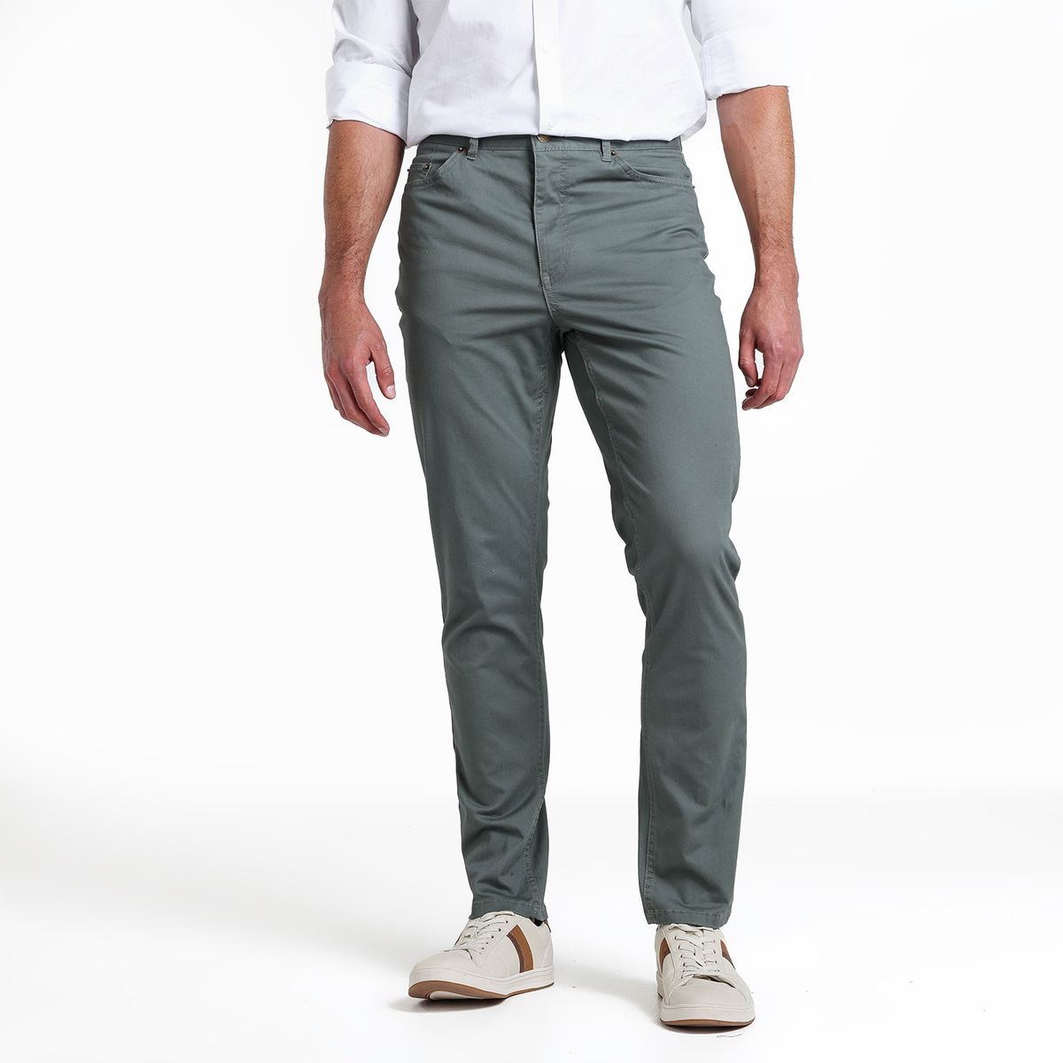 UNIVERSITY CLUB - Pantalón 5 Bolsillos Hombre Slim de Algodón University Club