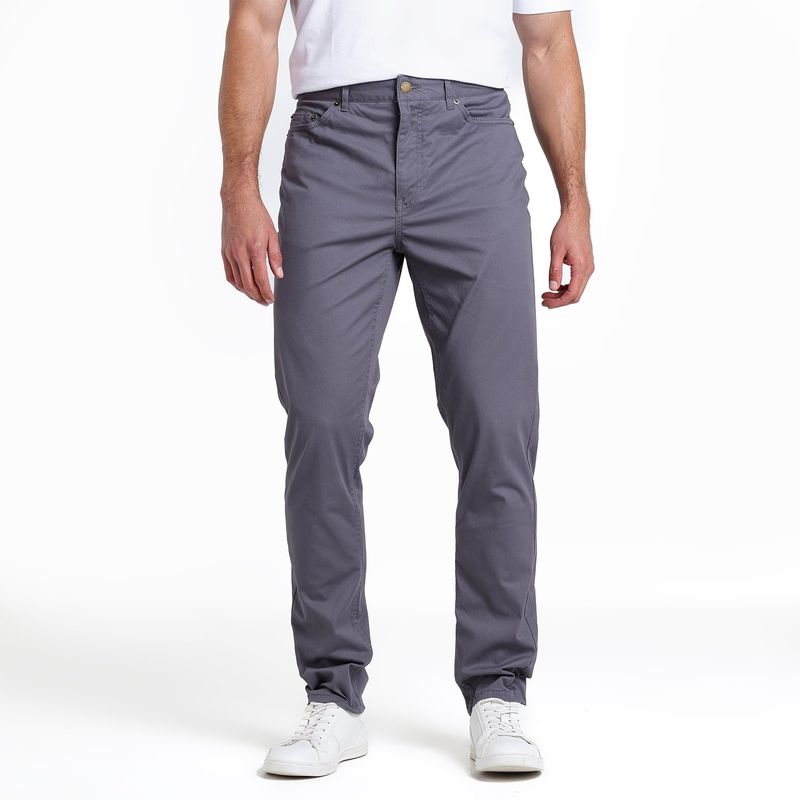 UNIVERSITY CLUB - Pantalón 5 Bolsillos Hombre Slim de Algodón University Club