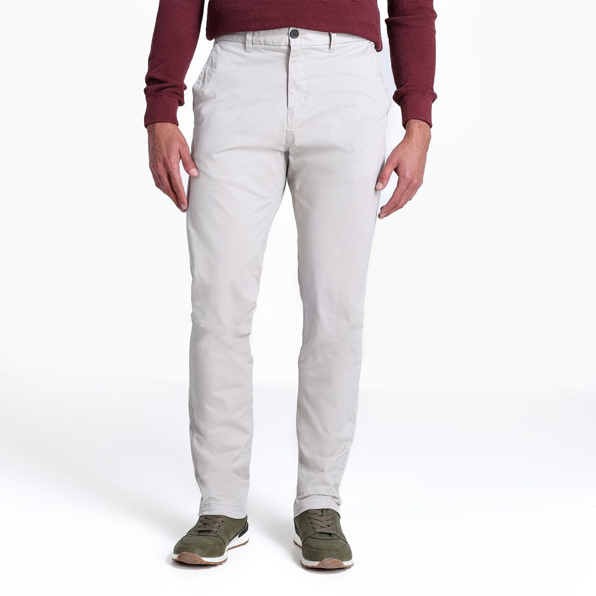 CASCAIS - Pantalón Chino Hombre Slim de Algodón Cascais.