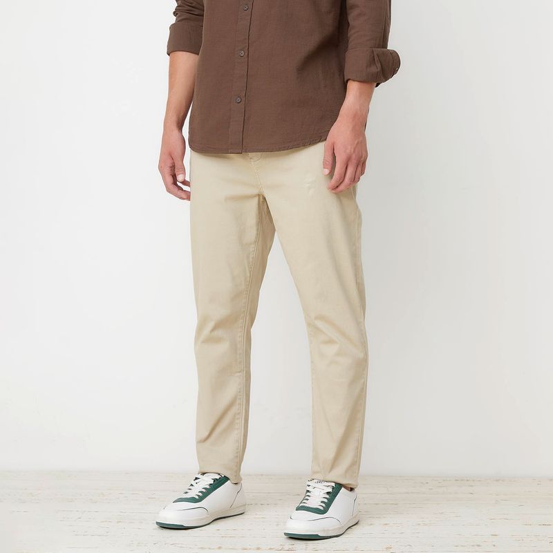 BEARCLIFF - Pantalón Chino Hombre Slim de Algodón Bearcliff