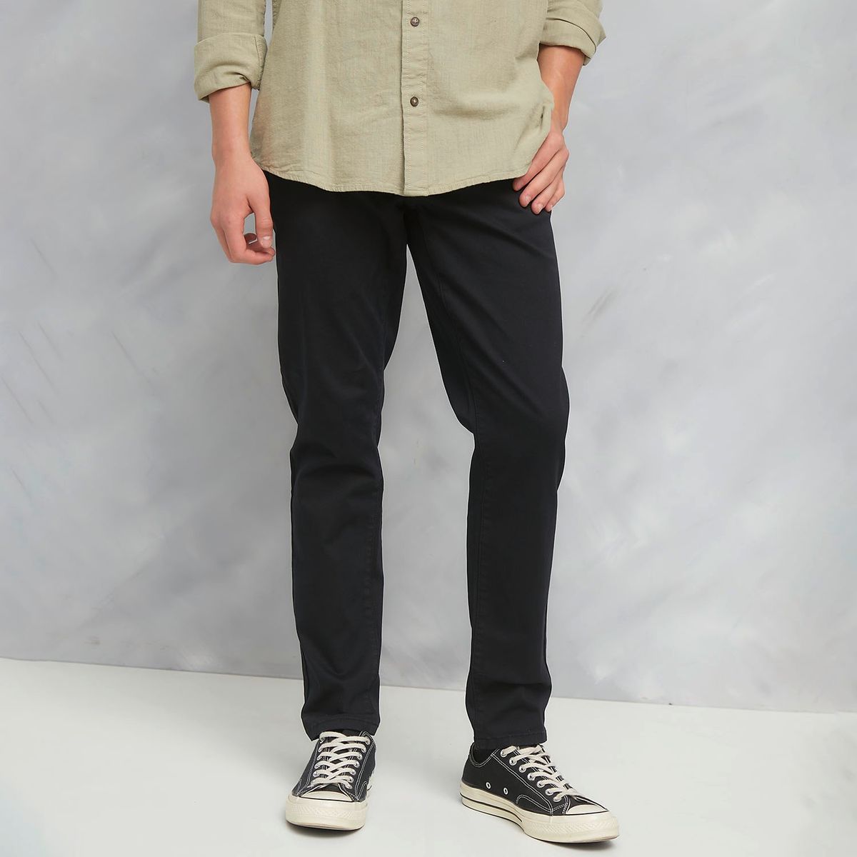 BEARCLIFF - Pantalón Chino Hombre Slim Largo 32 Bearcliff