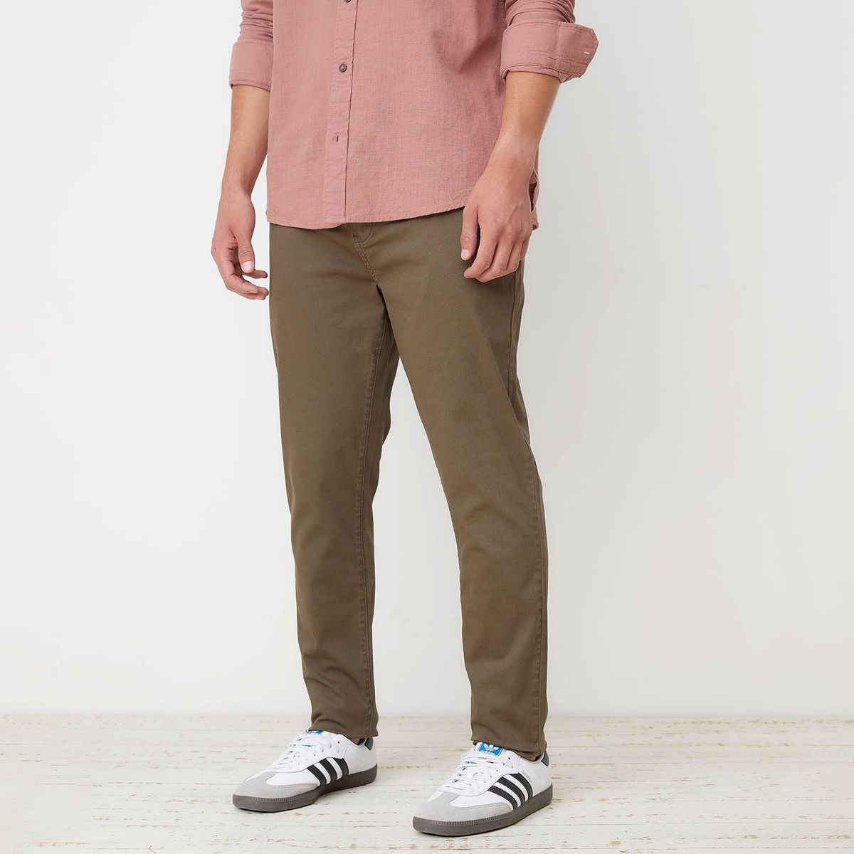 BEARCLIFF - Pantalón Chino Hombre Slim Largo 32 Bearcliff
