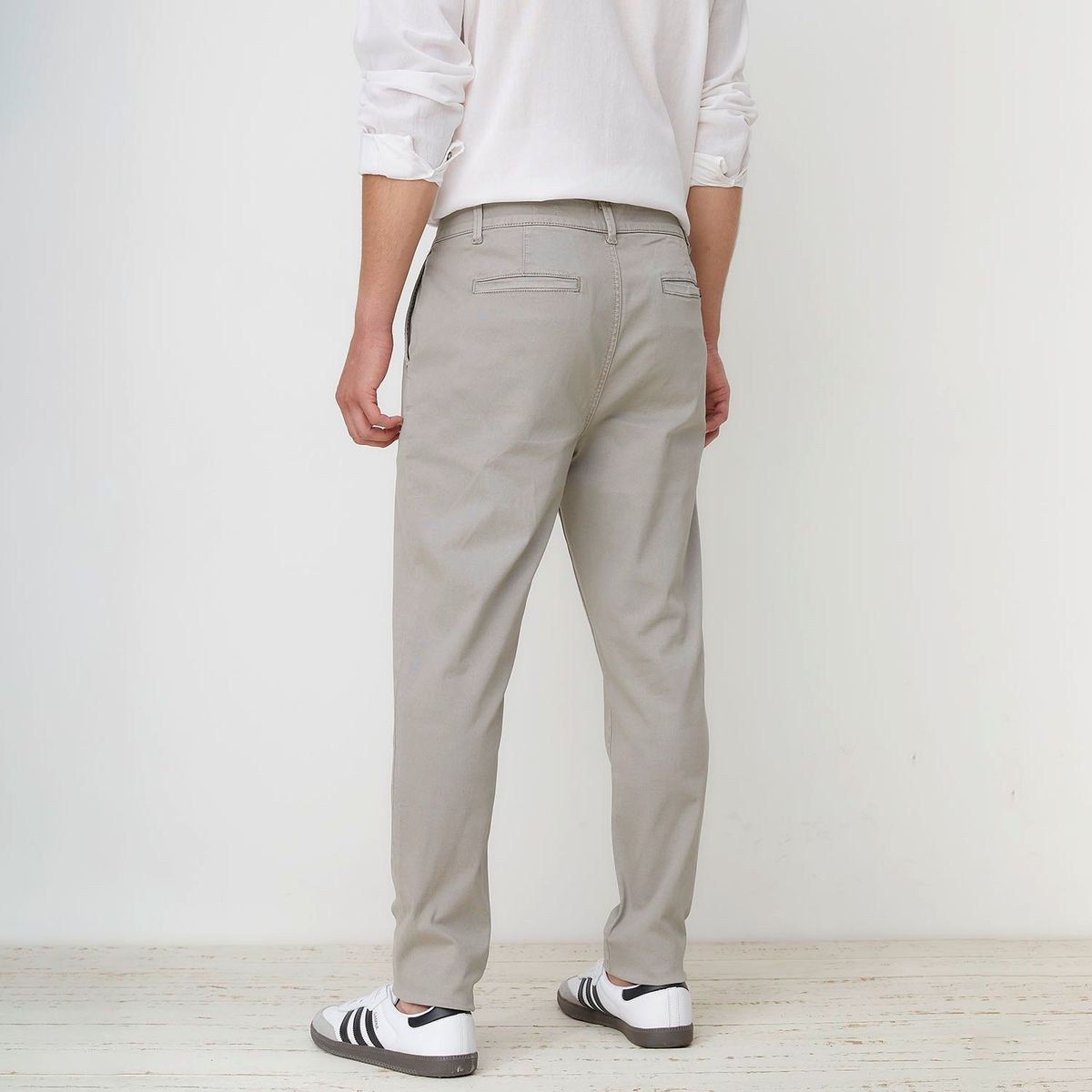 BEARCLIFF - Pantalón Chino Hombre Slim Largo 32 Bearcliff