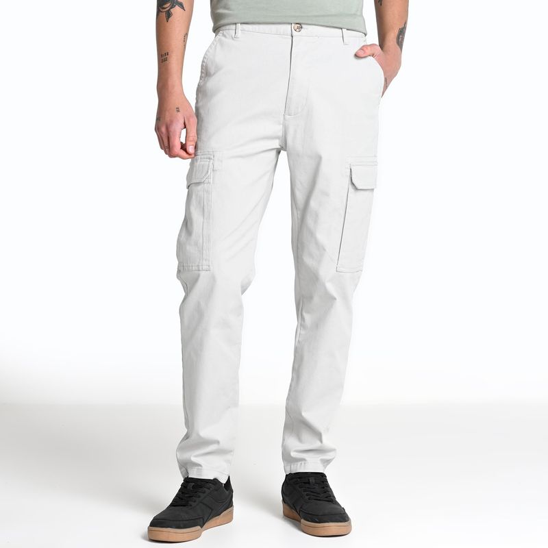 BEARCLIFF - Pantalón cargo Hombre de Algodón Bearcliff