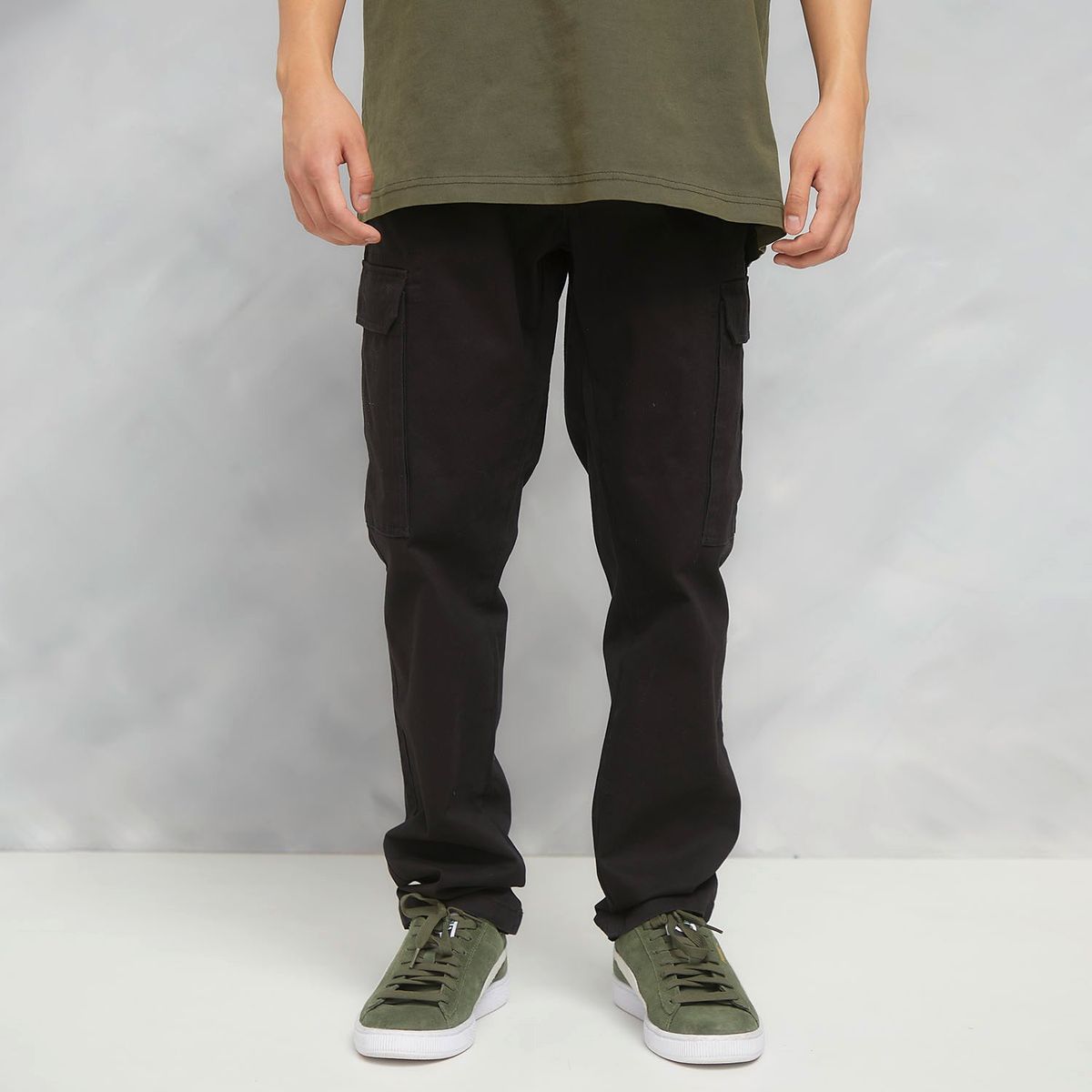 BEARCLIFF - Pantalón Cargo Hombre Largo 32 Bearcliff