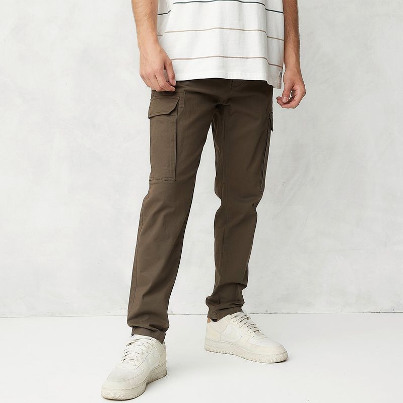 BEARCLIFF - Pantalón cargo Hombre de Algodón Bearcliff