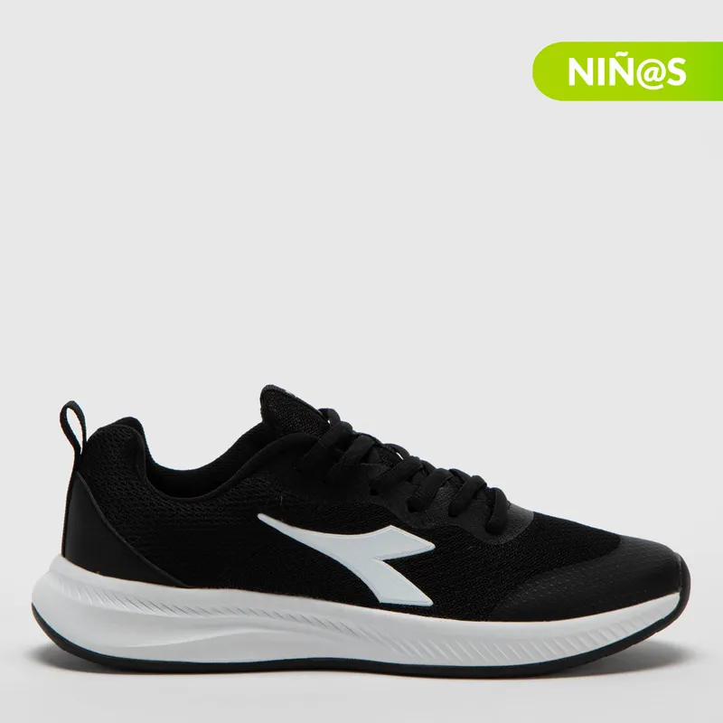 DIADORA - Tenis moda Diadora Solton J Niño color Negro 
