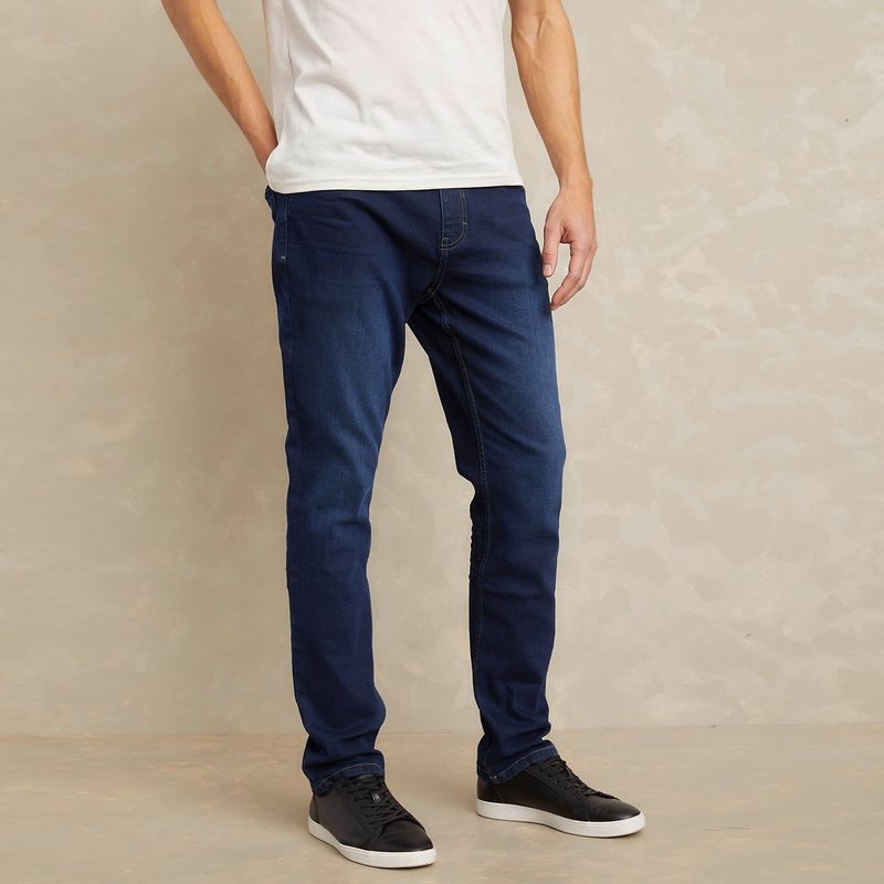 WOLF & HANK - Jean 5 Bolsillos Hombre Slim de Algodón Wolf & Hank