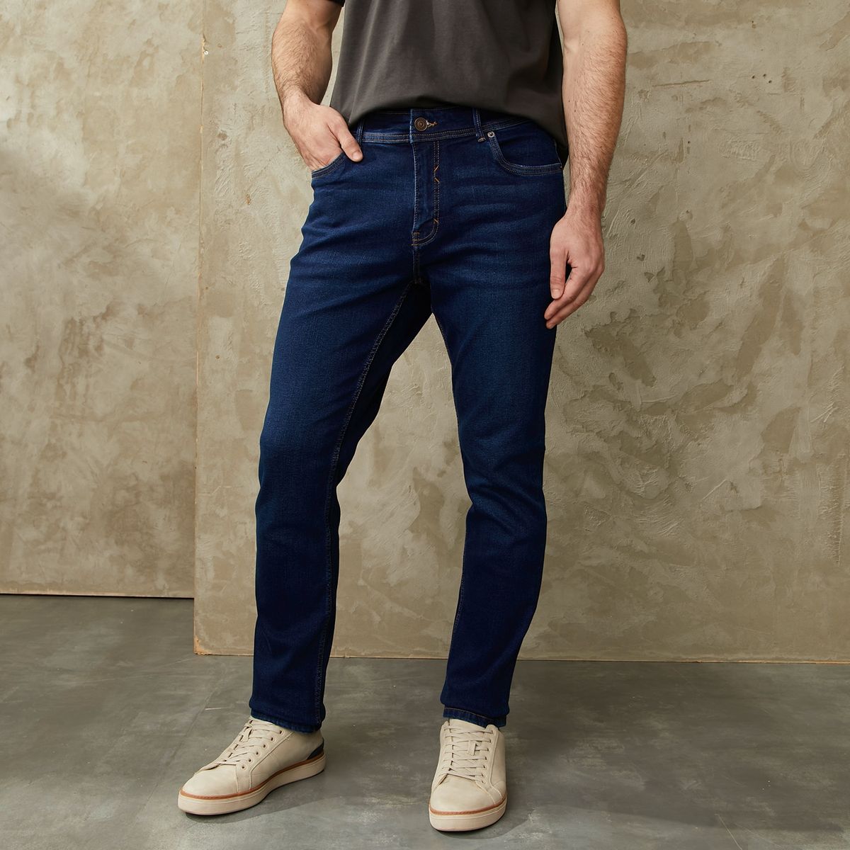 WOLF & HANK - Jean 5 Bolsillos Hombre Slim de Algodón Wolf & Hank