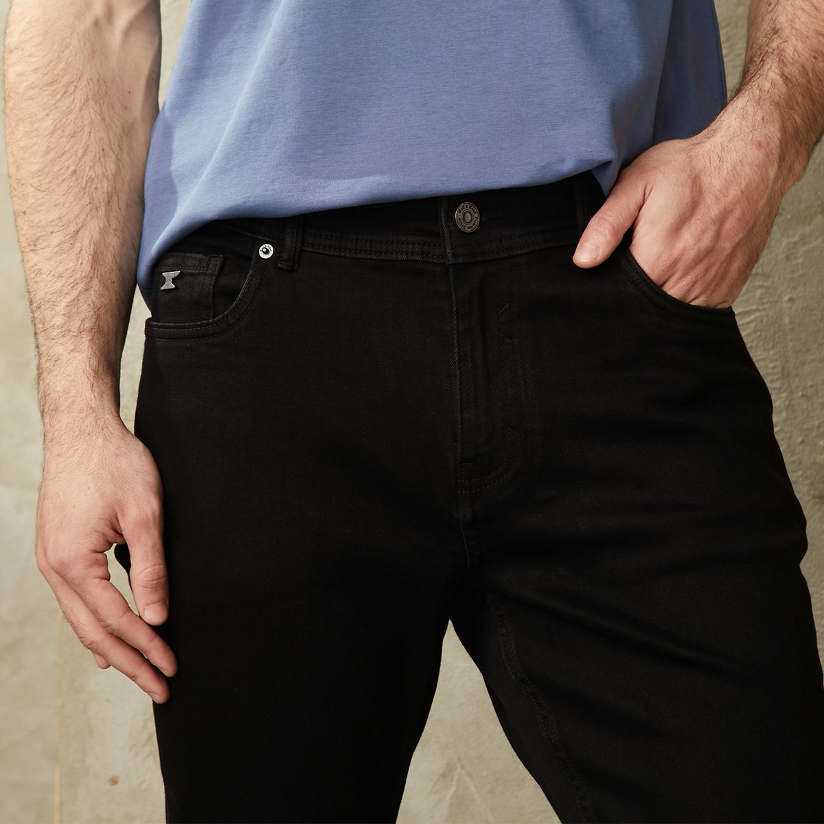 WOLF & HANK - Jean 5 Bolsillos Hombre Slim de Algodón Wolf & Hank