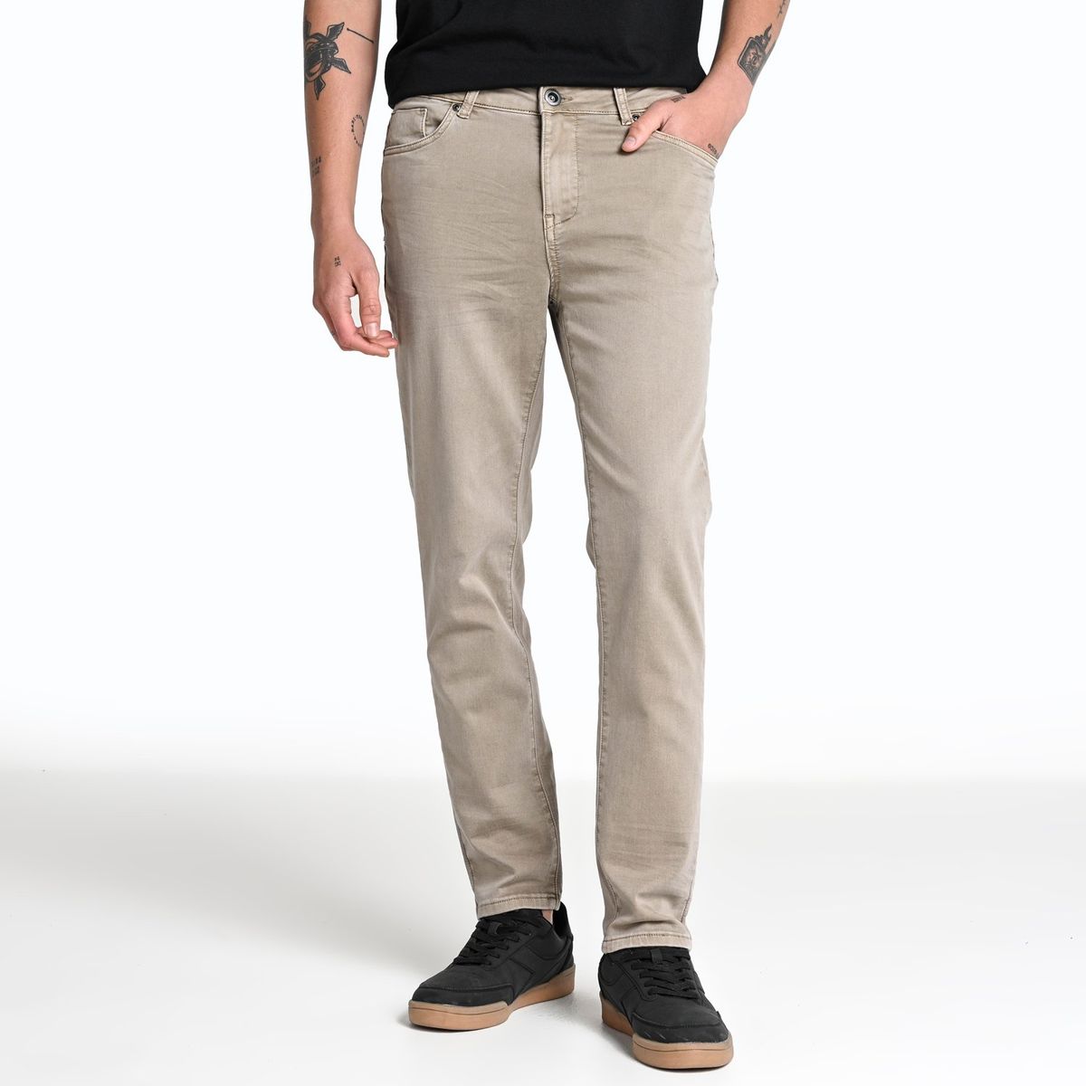 MOSSIMO - Jean 5 Bolsillos Hombre Skinny de Algodón Mossimo