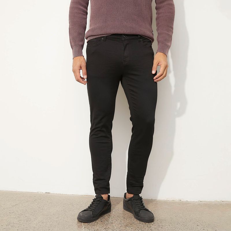 MOSSIMO - Jean 5 Bolsillos Hombre Skinny de Algodón Mossimo