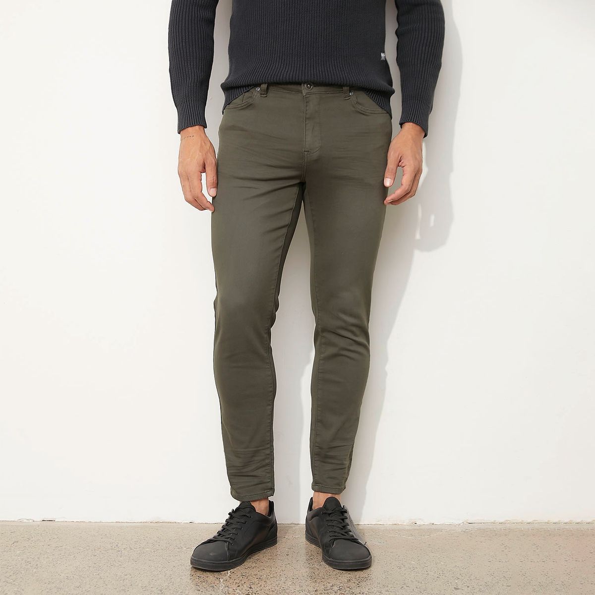 MOSSIMO - Jean 5 Bolsillos Hombre Skinny de Algodón Mossimo