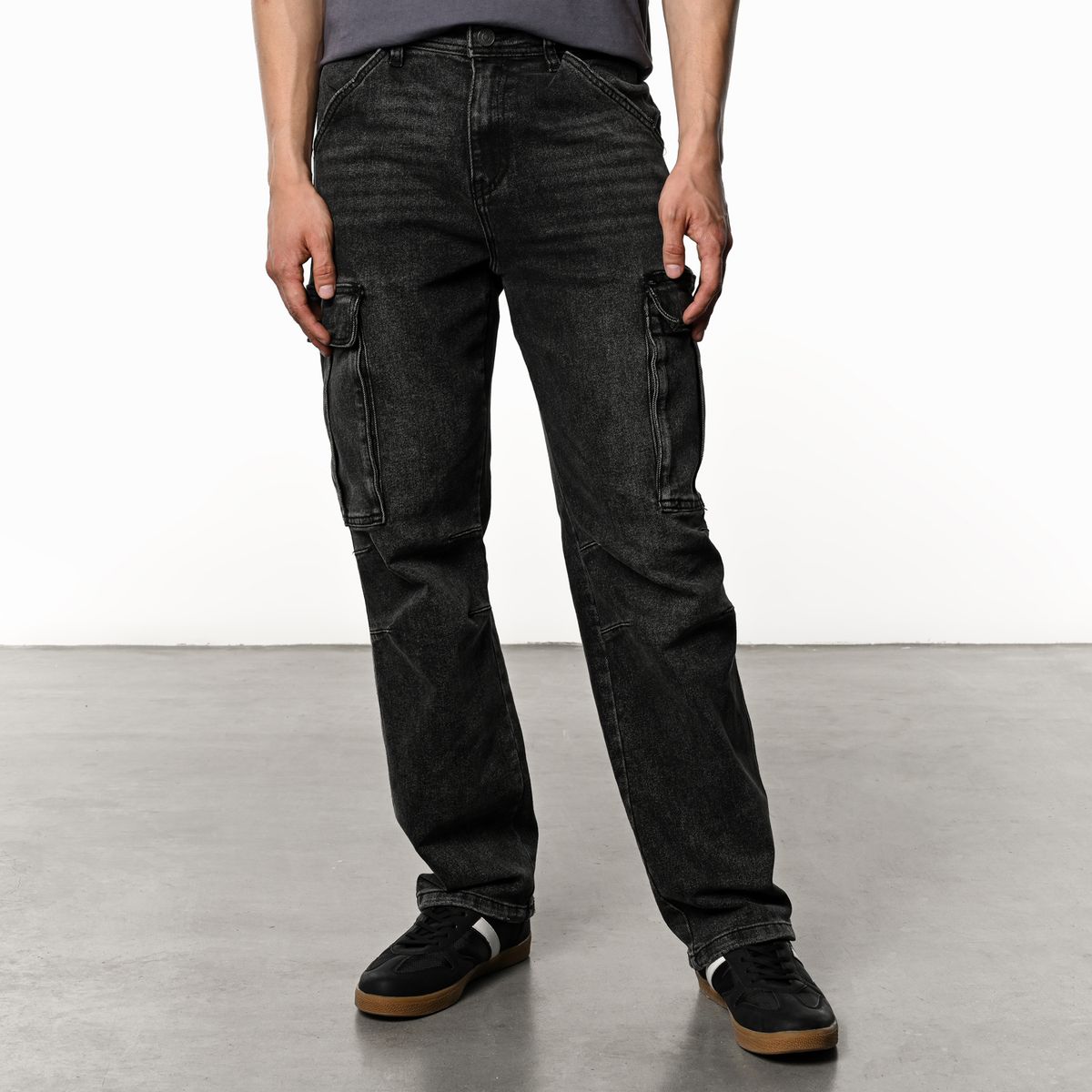 DENIMLAB - Pantalón cargo Hombre de Algodón Denimlab