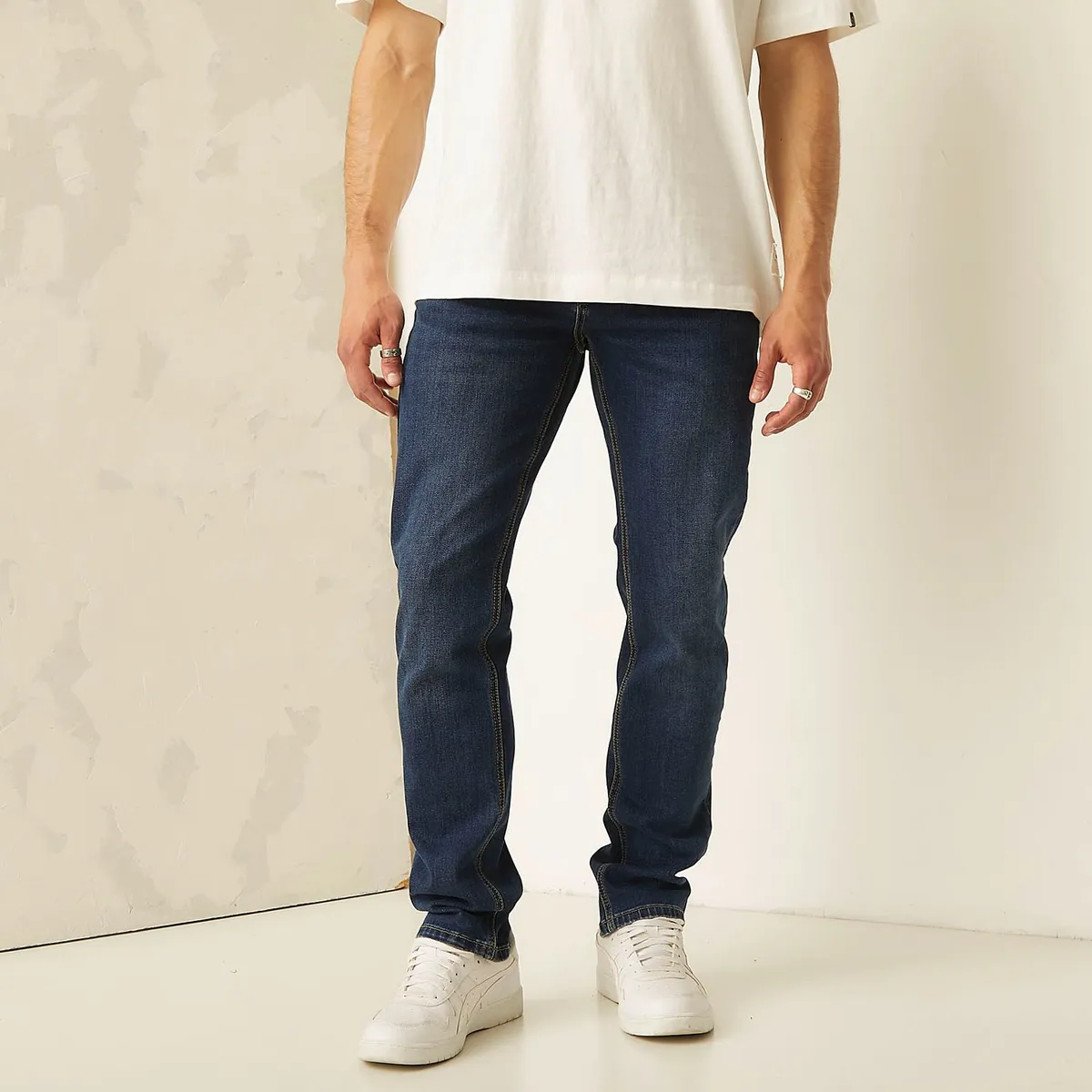 DENIMLAB - Jean 5 Bolsillos Hombre Slim Denimlab Largo 32