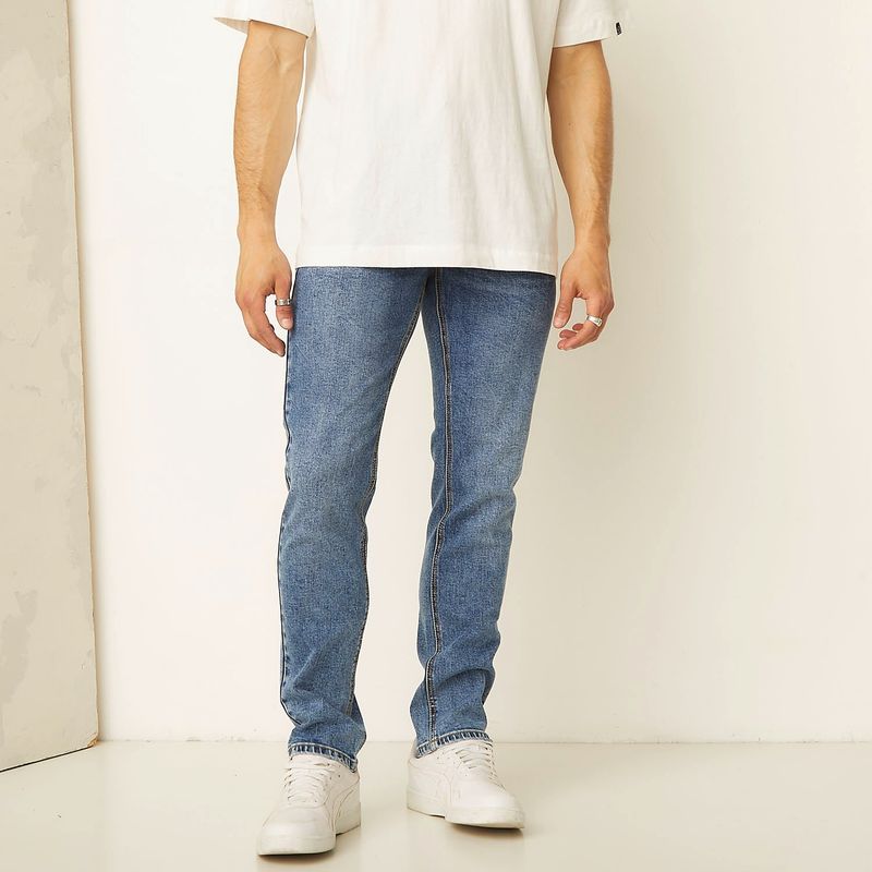 DENIMLAB - Jean 5 Bolsillos Hombre Slim de Algodón Denimlab