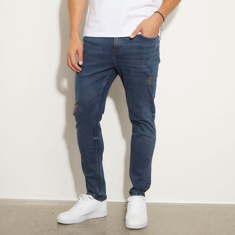 MOSSIMO - Jean 5 Bolsillos Hombre de Algodón Mossimo