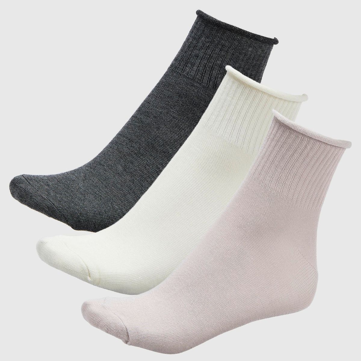 BLU - Medias Mujer Largo Pack de 3 blu