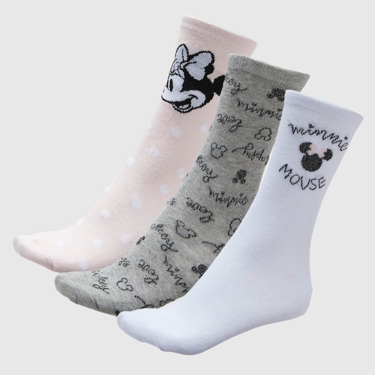 DISNEY - Medias Mujer Largo Pack de 3 Disney