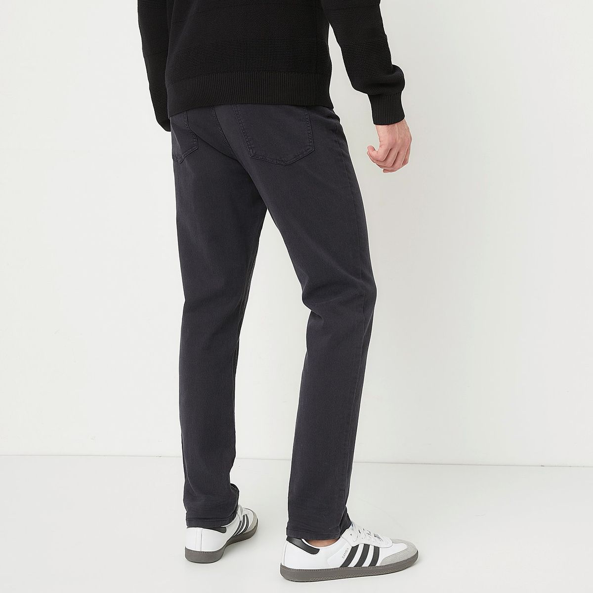 BASEMENT - Pantalón 5 Bolsillos Slim de Algodón Basement