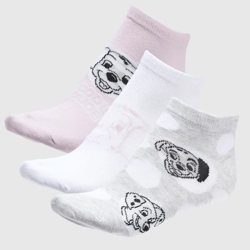 DISNEY - Medias Mujer Corto Pack de 3 Disney