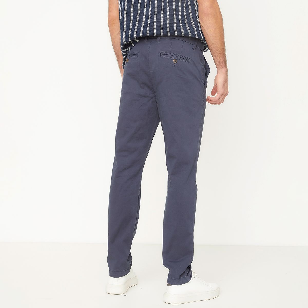 BASEMENT - Pantalón Chino Hombre Slim de Algodón Basement