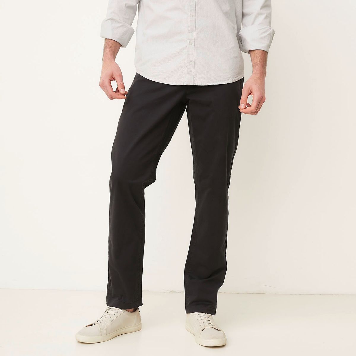BASEMENT - Pantalón Chino Hombre Slim de Algodón Basement