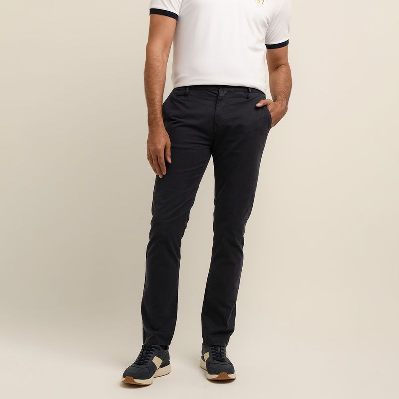 LA MARTINA - Pantalón Chino Hombre Slim de Algodón La Martina