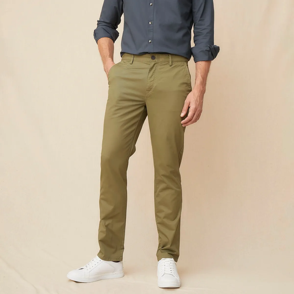 LA MARTINA - Pantalón Chino Hombre Slim de Algodón La Martina