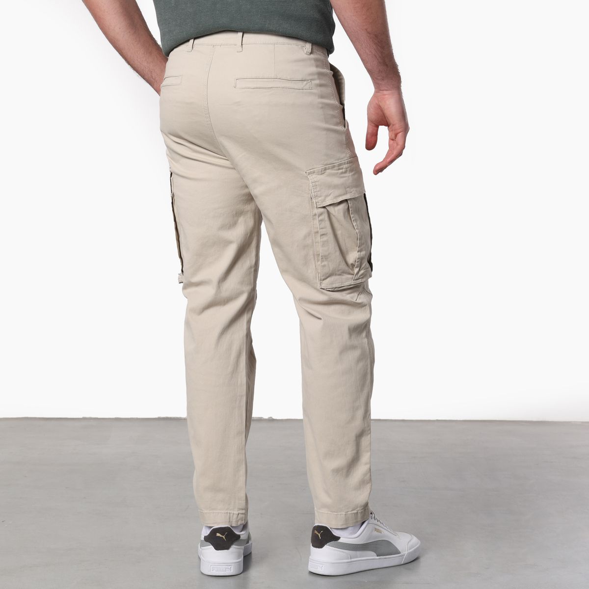 DENIMLAB - Pantalón cargo Hombre de Algodón Denimlab Largo 32