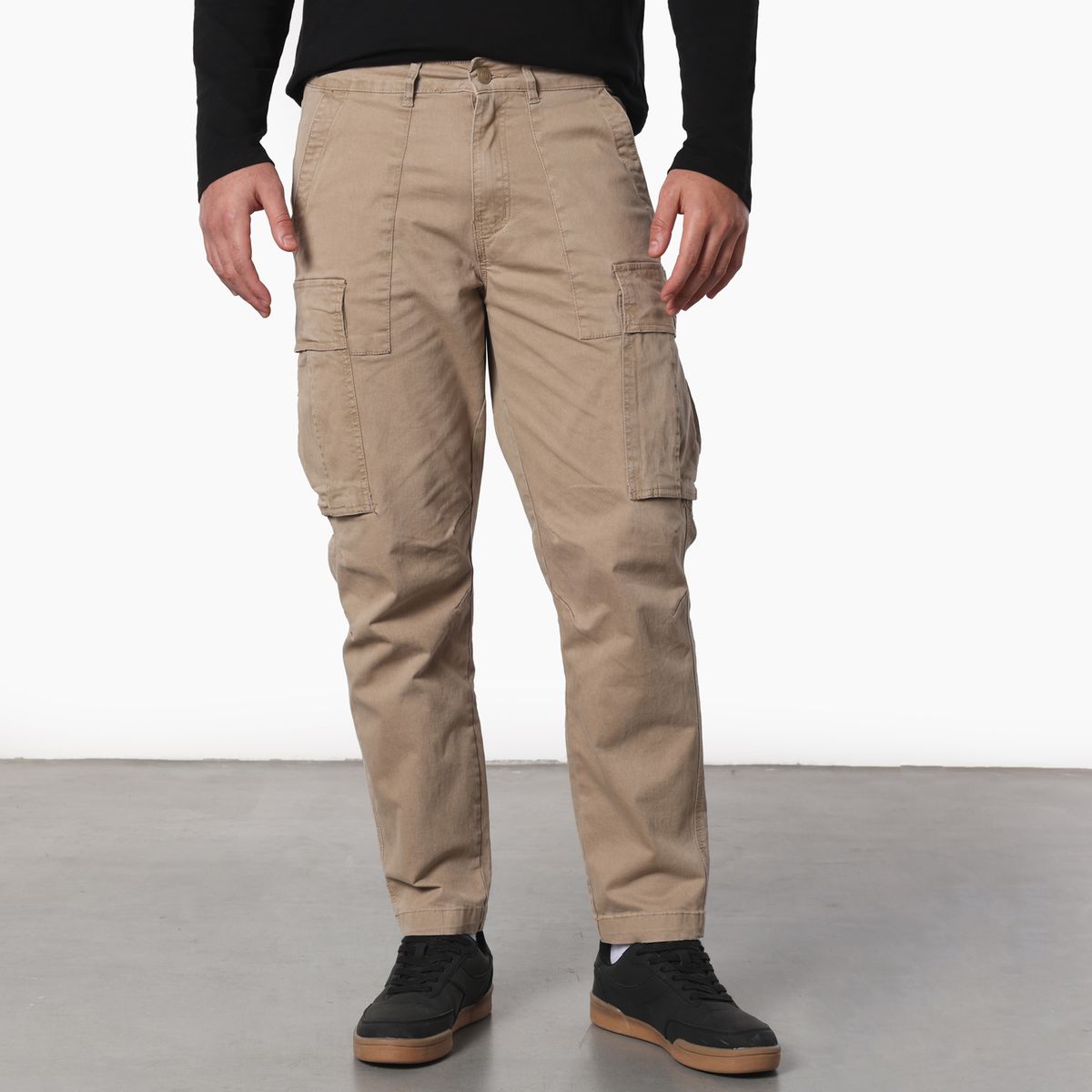 DENIMLAB - Pantalón cargo Hombre de Algodón Denimlab