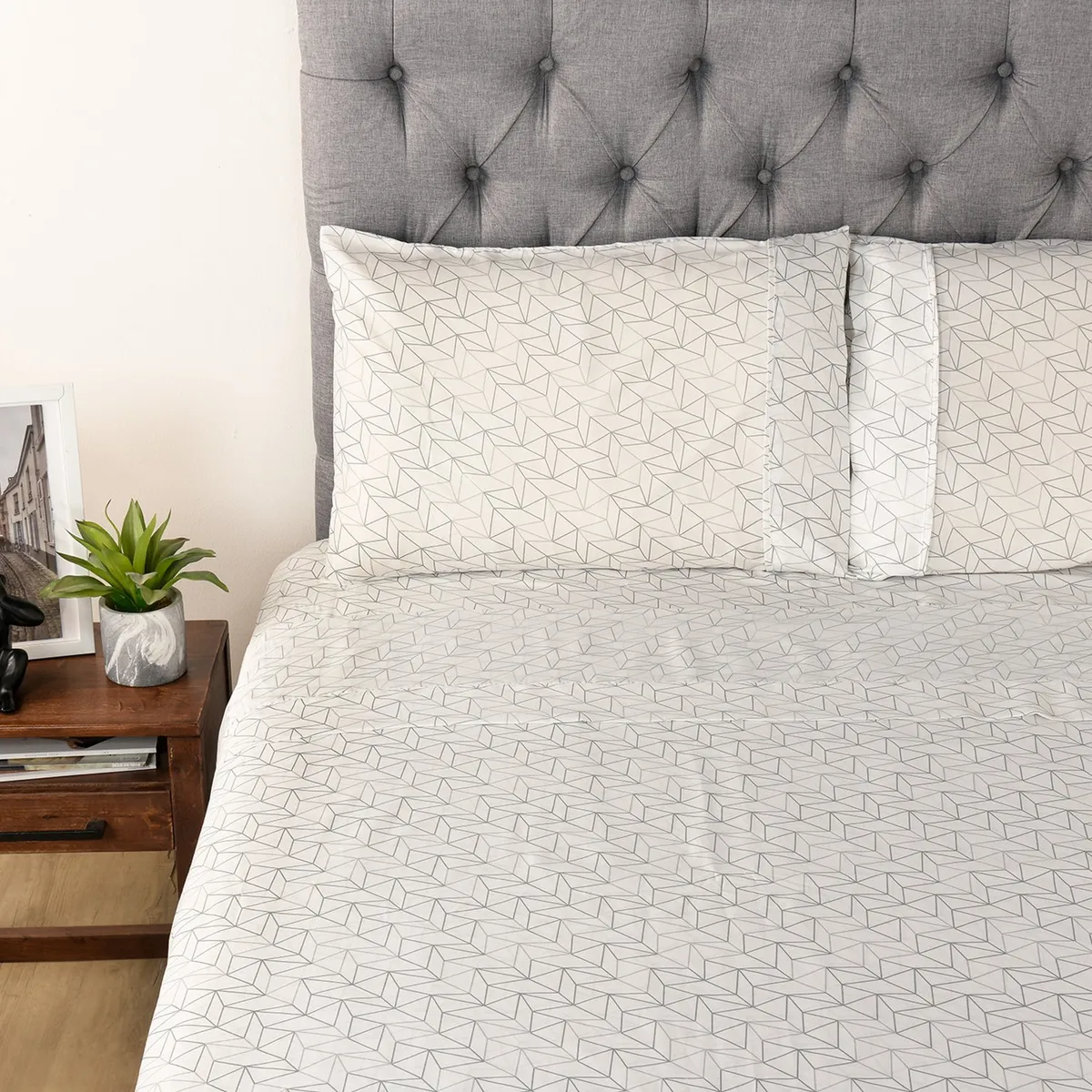 AMBIENTA - Edredón + Juego de sábanas JUEGO DE CAMA