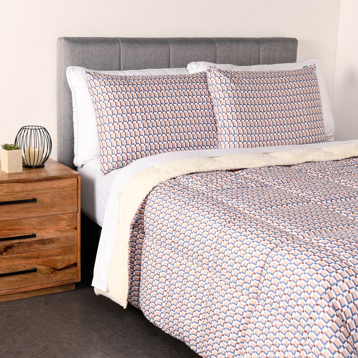 BENETTON - Edredón Benetton Estampado Bari Sherpa